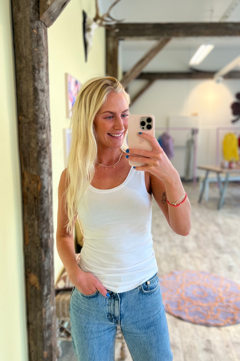 -view Top Stabil Tank Top 000 White