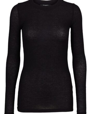 Bruuns Bazaar Bluse Angelabb Ls  -shirt Black