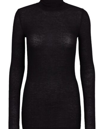 Bruuns Bazaar Bluse Angelabb Roll Neck Black