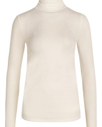 Bruuns Bazaar Bluse Angelabb Roll Neck Snow White