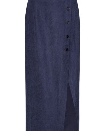 Continue Nederdel Linnea Skirt Velvet Blue
