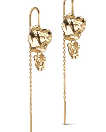 Enamel øreringe Earring Kim Gold