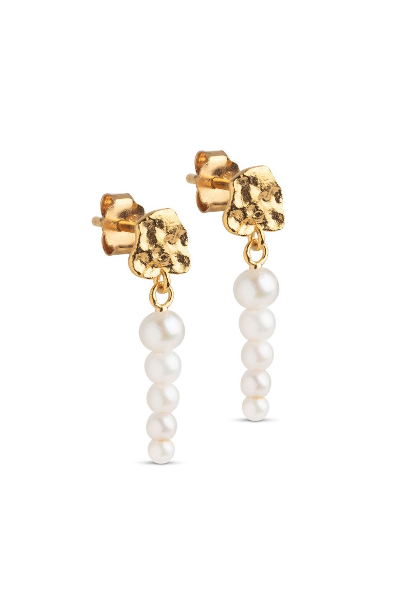 Enamel øreringe Earring Malaika Pearls