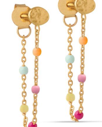 Enamel øreringe Lola Earring Rainbow