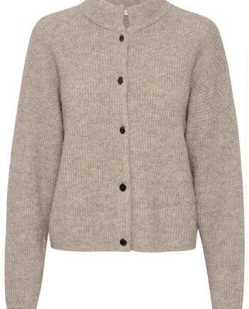 Gestuz Cardigan Alphagz Short Cardigan Warm Sand Melange