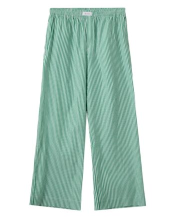 H2o Bukser Rønne Essential Pajamas Pants Green White