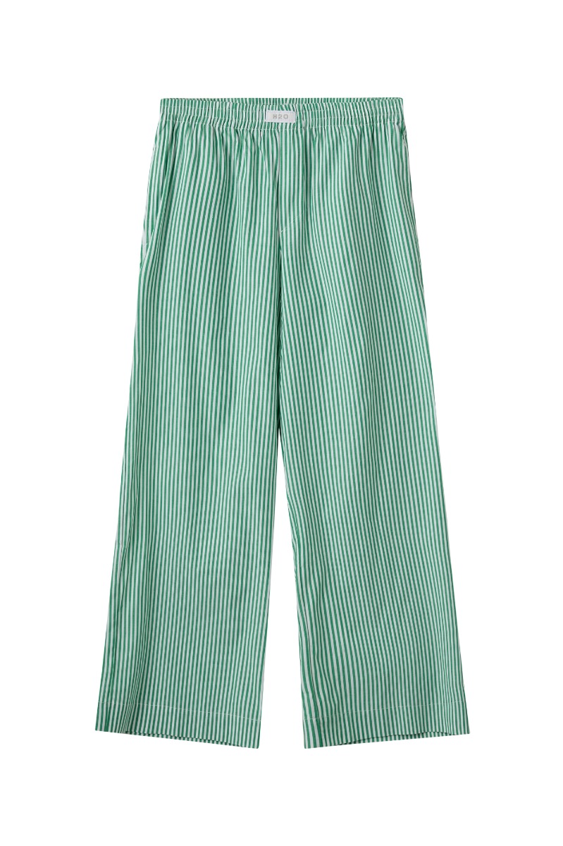 H2o Bukser Rønne Essential Pajamas Pants Green White