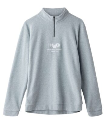 H2o Fleece Blåvand Ii Fleece Half Zip  - Light Grey Melange