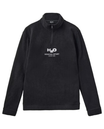 H2o Fleece Select Blåvand Ii Fleece Half Zip Black White