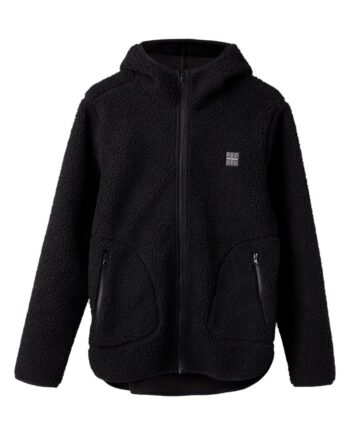 H2o Jakke Langli Hooded Pile Jacket Black