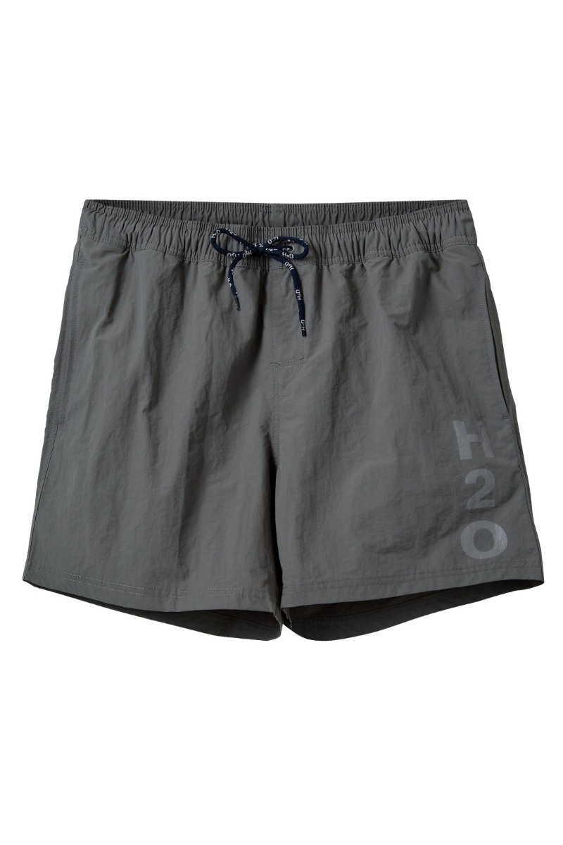 H2o Shorts H2o Leisure Logo Swim Shorts Dark Grey