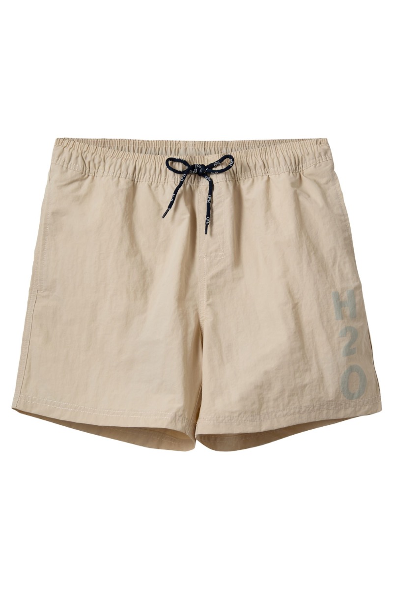 H2o Shorts Leisure Logo Swim Shorts Beige