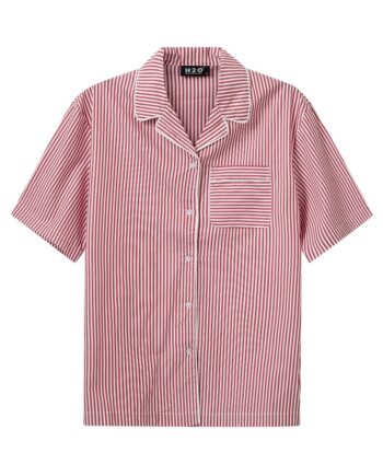 H2o Skjorte Rønne Essential Pajamas Shirt Red White