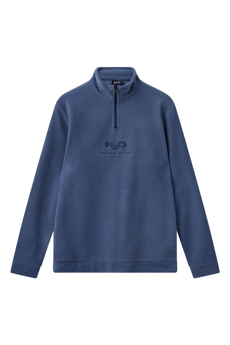 H2o Sweat Blåvand Ii Fleece Half Zip Indigo Blue