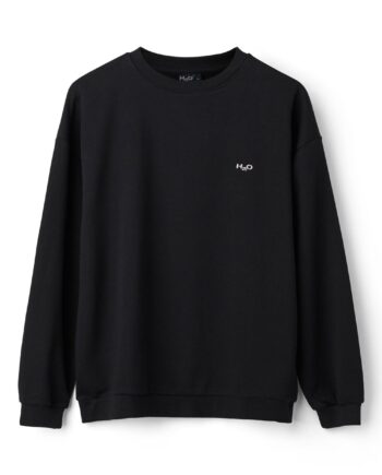 H2o Sweatshirt Base Woman Sweat   Neck Black