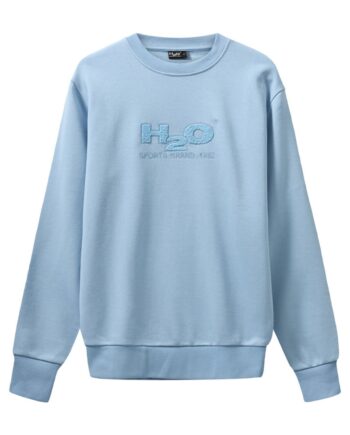 H2o Sweatshirt Logo Sweat   Neck Baby Blue