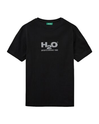 H2o  -shirt Logo Tee Black Grey