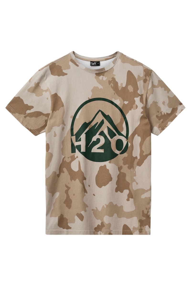 H2o -shirt Lolland Tee Oak Camou
