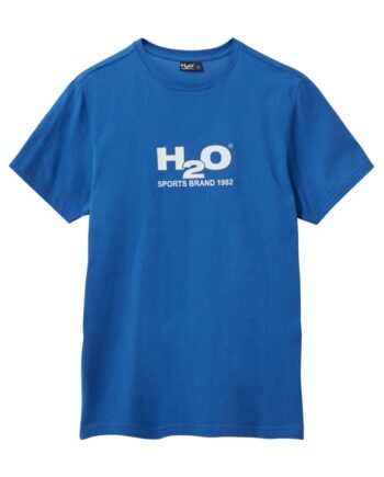H2o  -shirts Logo Tee Blue White