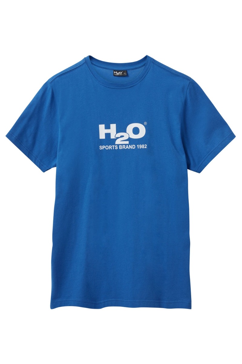 H2o -shirts Logo Tee Blue White