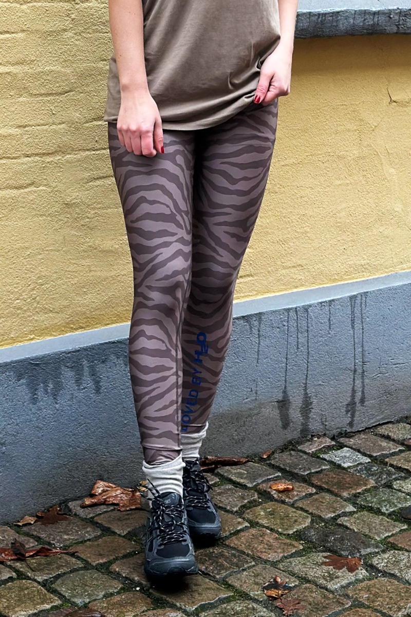 H2o Lykke Leggings Kerteminde Woman Tights Dusty Oak Tiger