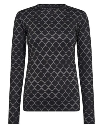 Hype The Detail Bluse Printed Blouse Sort   Print