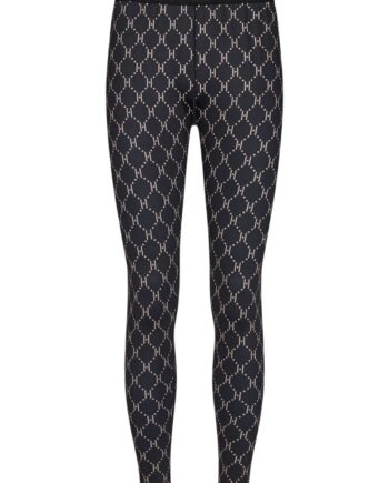 Hype The Detail Leggings Printed Legging Black Beige