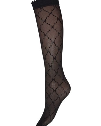 Hype The Detail Strømper Knee High Logo Black