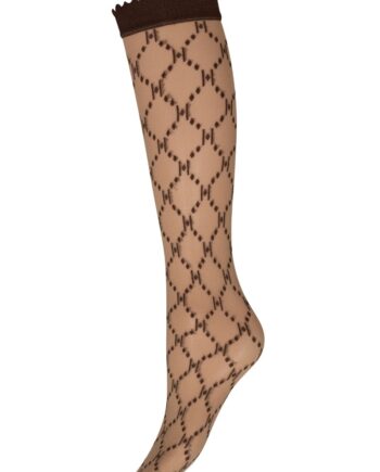 Hype The Detail Strømper Kneehigh Logo 25 Brun
