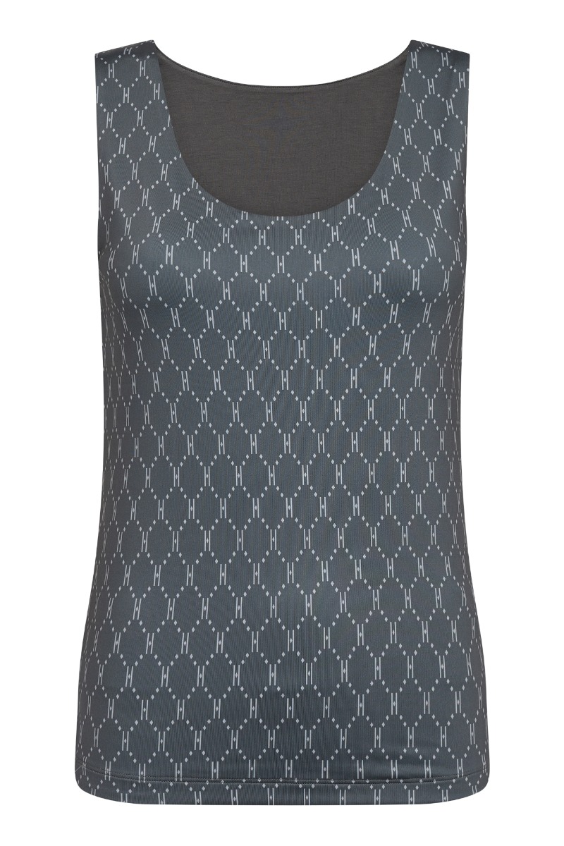 Hype The Detail Top Printed Top Grå
