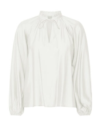 Ichi Bluse Ih Karlani Ls Cloud Dancer