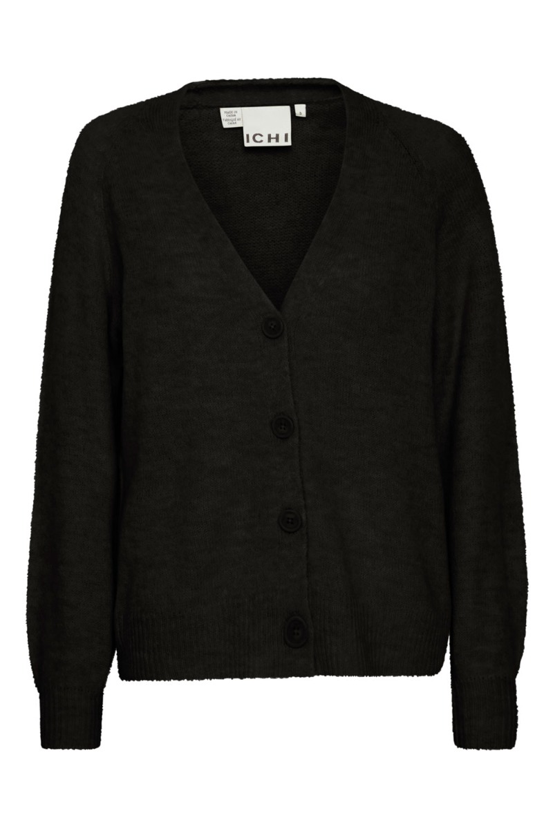 Ichi Cardigan Ih Kamara Ca3 Black