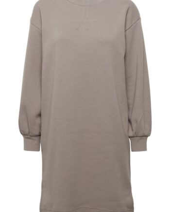 Ichi Kjole Ih Jicinta Sweat Dress Driftwood