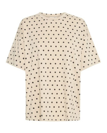 Ichi  -shirt Ix Bexi Dot Ss Doeskin Black Dot