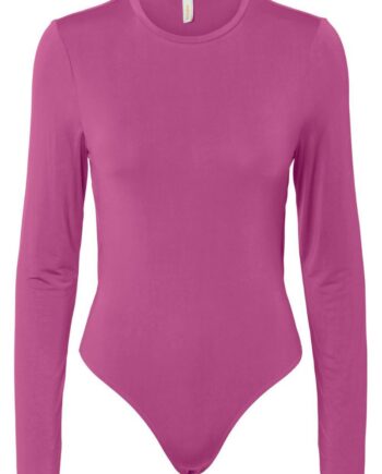 Janne 40 Pieces Bodystocking Pcdagmar Ls Body Meadow Mauve  Obs  Skaffevare Kan Ikke Returneres