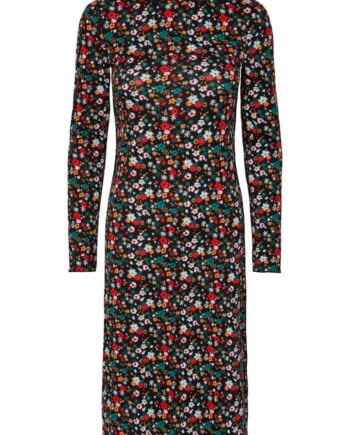 Janne 40 Pieces Pcallison Ls Turtleneck Dress Kac Black  Obs  Skaffevare Kan Ikke Returneres