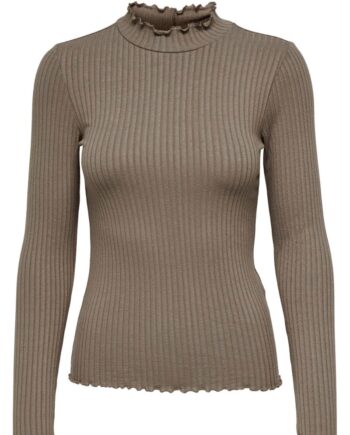 Jdy Bluse Jdy Fransiska     Highneck Top Walnut