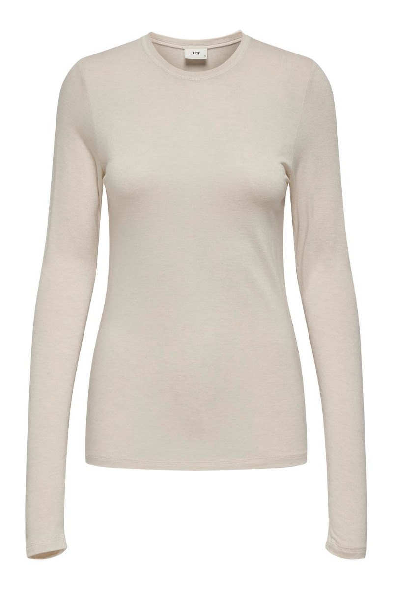 Jdy Bluse Jdy Suma Woolblend Oneck Top Jrs Noos Whitecap Gray