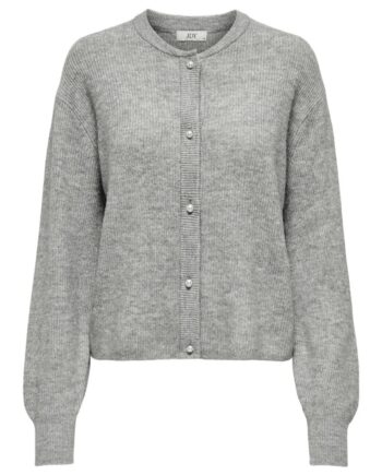 Jdy Cardigan Jdy Lumi Life     Button Cardiga Medium Grey Melange