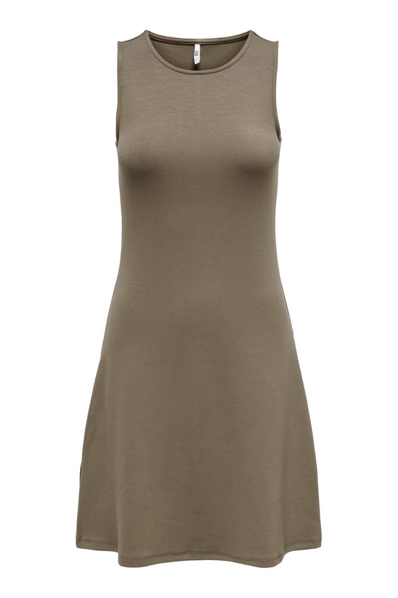 Jdy Kjole Jdy Alanis Mini Dress Jrs Exp Walnut