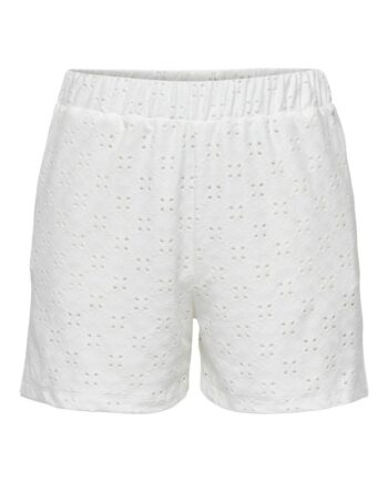 Jdy Shorts Jdy Cathinka Shorts Cloud Dancer