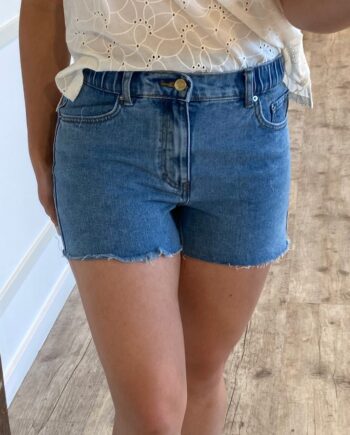 Jdy Shorts Jdy Zigga Hw Shorts Raw Hem Light Blue Denim