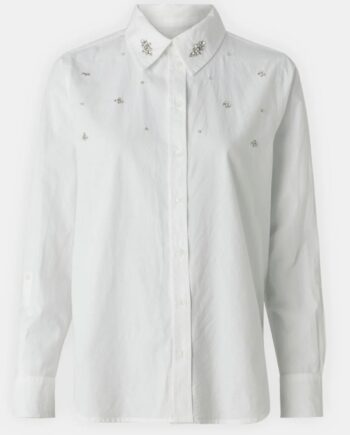 Jdy Skjorte Jdy Charlie     Wide Rhinestone Shirt Cloud Dancer