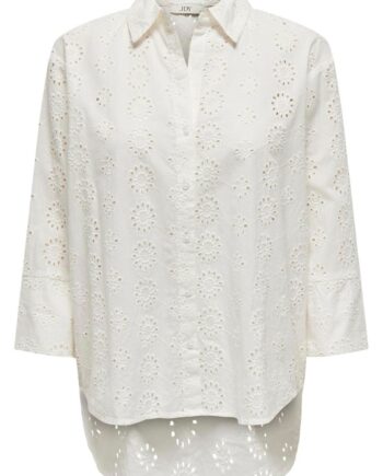 Jdy Skjorte Tallie     Long Shirt Wvn Cloud Dancer