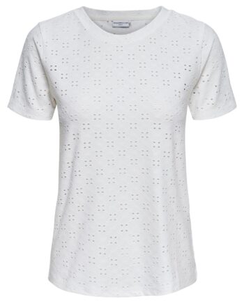 Jdy  -shirt Cathinka     Tag Top Cloud Dancer