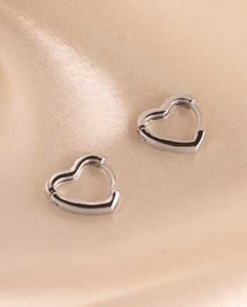Lucky Lemon øreringe Lullu Small Sølvfarvet