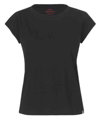 Mads Nørgaard  -shirt Organic Favorite Teasy Tee Black