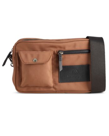 Markberg Taske Darla Cross  Bag  Recycled Light Caramel   Black