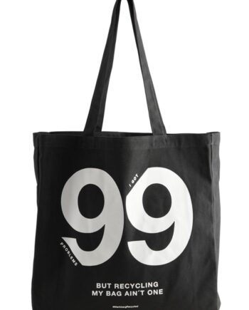 Markberg Taske Isidora 99 Problems Shopper Black   White Print