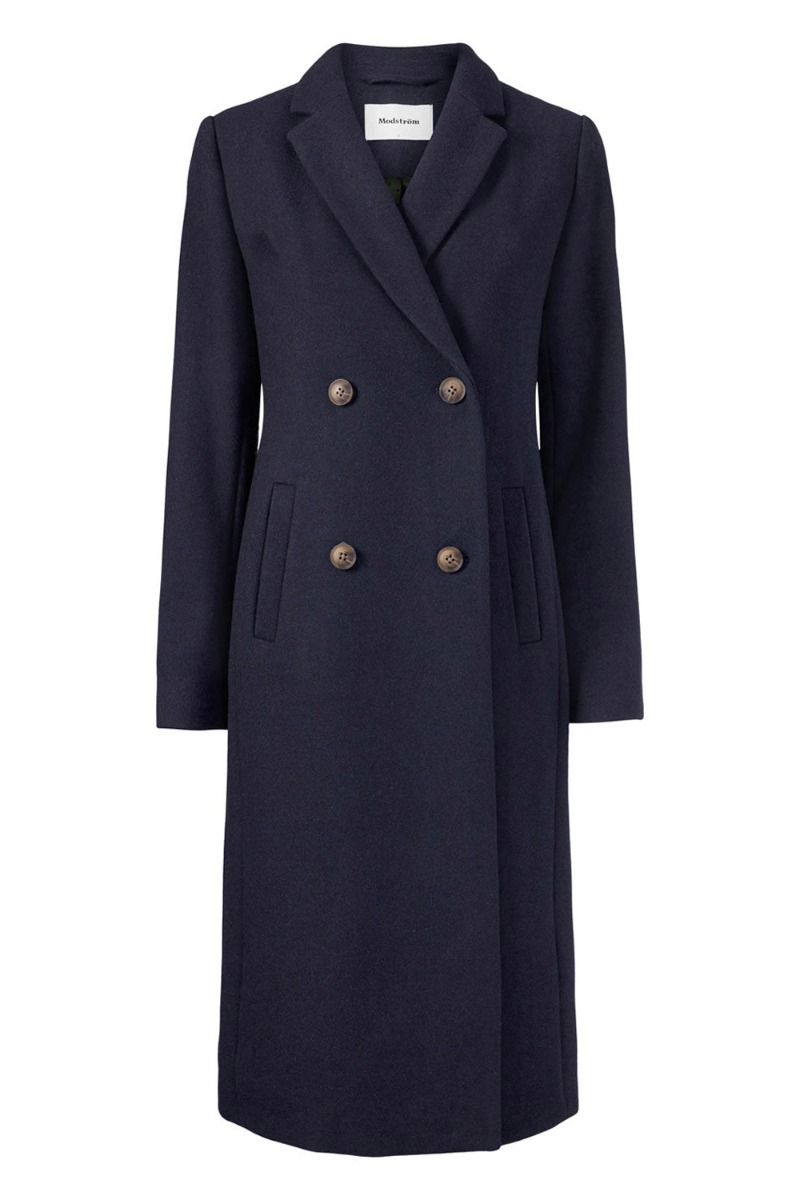 Modström Jakke Odelia Long Coat Navy Sky